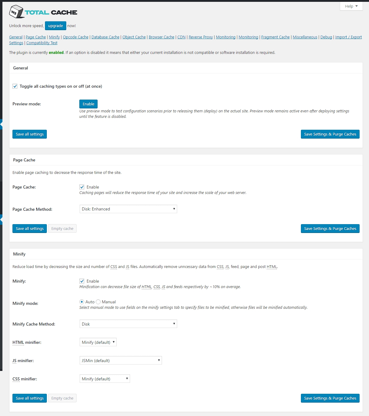 W3-Total-Cache-WordPress-Plugin-dashboard