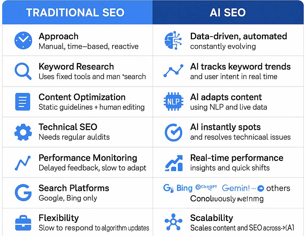 AI vs Traditional SEO